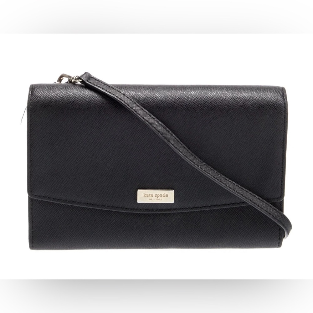 Kate Spade Laurel Way Winni Saffiano Leather Crossbody Clutch Wallet. - Picture 1 of 12